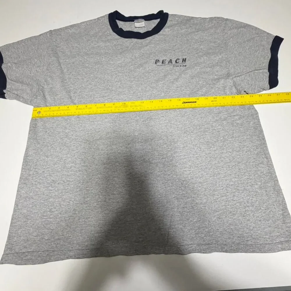 Independent Men's Grey and Blue T-shirt - Picture 4 of 6